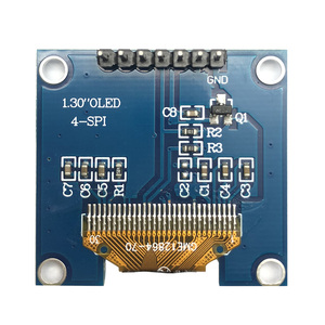 1,3 "OLED SPI-Schnitts telle 7-poliges Display SH1106-Treiber-IC-Modul Passive Matrix White PMOLED-Modul für Arduino Raspberry PI