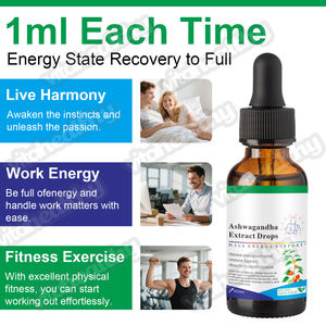 Vitahealthy OEM ODM ashwagandha ของเหลวหยดผลิตภัณฑ์เสริมฉลากส่วนตัวออร์แกนิกบริสุทธิ์ช่วยบรรเทาความเครียดและนอนหลับอย่างสงบ - Product Image 3