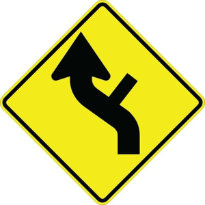 Turn Right with Side Road Signs Custom Design European Standard Road Signs and Road Safety <strong>Implications</strong> - Product Image 3