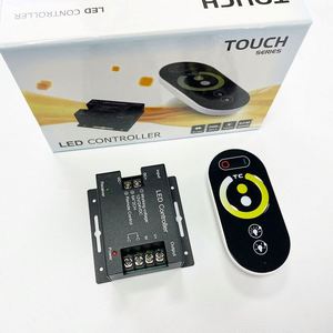 LED luce di striscia di controllo 6key Touch RF telecomando PWM Dimming 12V 24V CCT RGB led Controller per led strip
