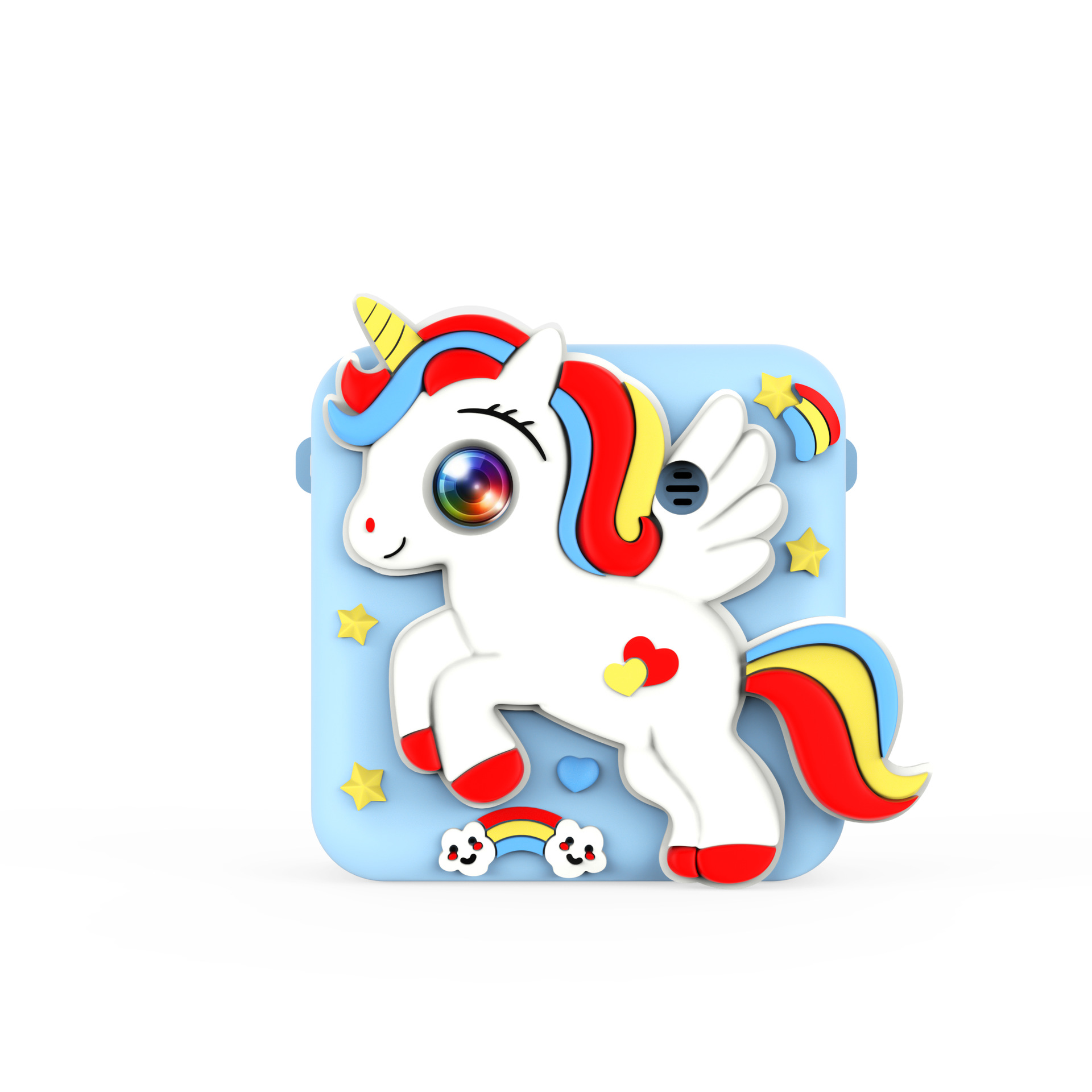 Unicornio azul