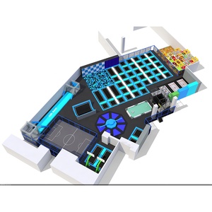 สวนแทรมโพลีนพร้อมระบบเสียงในตัวเพื่อบรรยากาศที่สนุกสนานและมีพลัง - Product Image 2