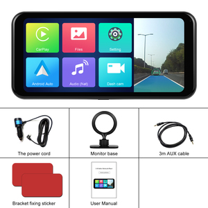 Podofo Android portátil 6,25 pulgadas IPS Auto Radio 4K reproductor de pantalla inteligente PND inalámbrico Carplay Android Auto DVR ADAS BT WiFi FM - Product Image 6