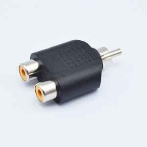 <strong>RCA</strong> Adaptor Stereo <strong>Splitter</strong> <strong>1</strong> Male to <strong>2</strong> Female Audio AV Plug for Computer TV System Transfer Adaptor - Product Image 2