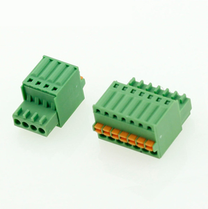 5.0毫米5.08毫米间距pcb连接器端子块公母安装螺钉线推动电缆5 6 8 4针连接器 - Product Image 2