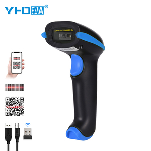 Lector de código de barras inalámbrico 2D de matriz de datos PDF417, código Qr, escáner de código de barras resistente, compatible con pantalla de escaneo