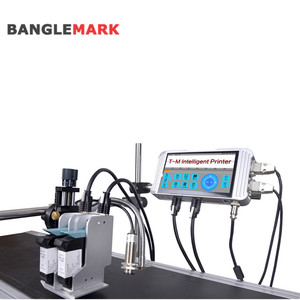 1 bis 4 Druck köpfe Online-Tintenstrahl-Codier maschine Automatischer Batch-Codierer Tinten strahl drucker Verfalls datum Flaschen karton - Product Image 1