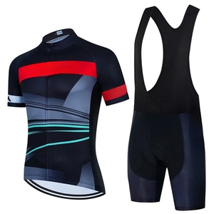 Top qualidade verão secagem rápida impressão do logotipo personalizado esportes bicicleta ciclismo jersey conjunto - Product Image 2