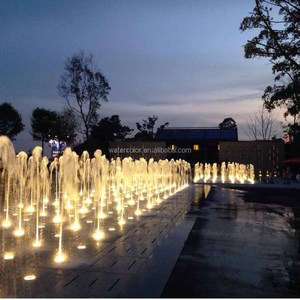 Nhà cung cấp Trung Quốc ngoài trời âm nhạc khô & sàn đài phun nước nhảy múa mini với đầy màu sắc RGB & DMX đèn - Product Image 2