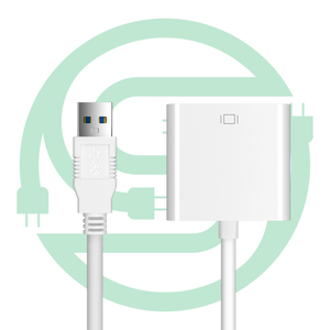 Support 1080P <strong>USB</strong> 3.0 Male to <strong>VGA</strong> Female Converter Cable Adapter for Laptop to Projector HDTV Display <strong>USB</strong> a to <strong>Vga</strong> - Product Image 3