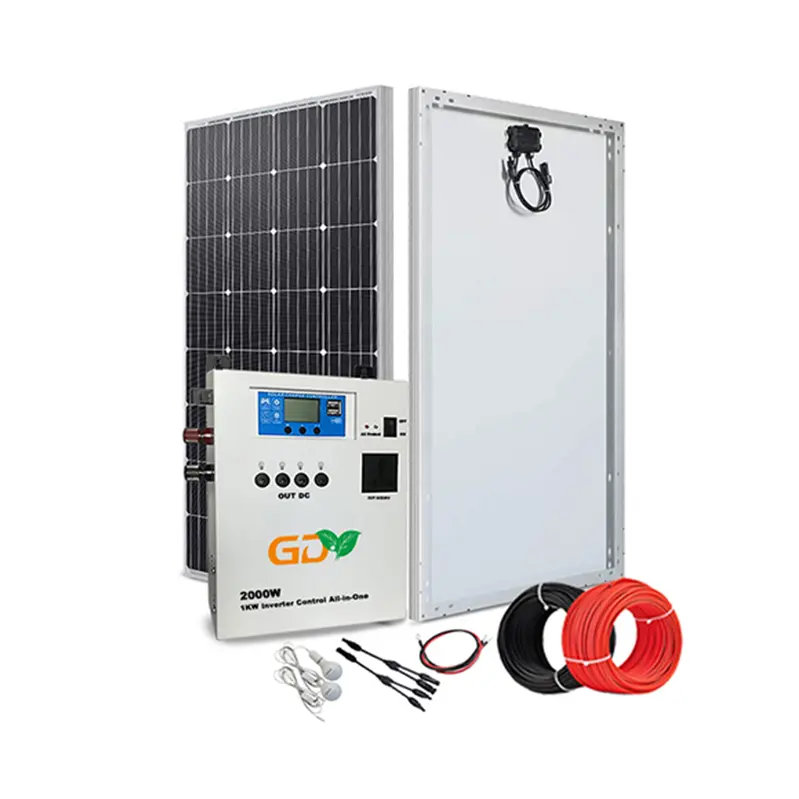 Donghui על-רשת מחוץ לרשת 1000w פנל סולארי 1kw גבוהה באיכות מאובזר