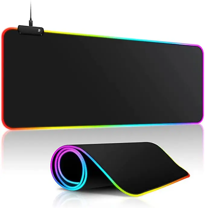 Mousepad personalizado de subolmação rgb, logotipo personalizado, almofadas de mouse em branco com impressão de subolmação de borracha