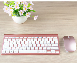 Teclado y ratón inalámbricos ABS USB con logotipo personalizado de 2,4G al por mayor - Product Image 6