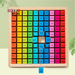 2025热卖木制益智玩具九九乘法表数学学习积木玩具儿童早教 - Product Image 2