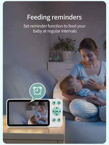 Al bambino che piange la temperatura rileva la telecamera di sicurezza di rete giocattolo wireless con TUYA smart app AI monitoraggio telecamere baby monitor
