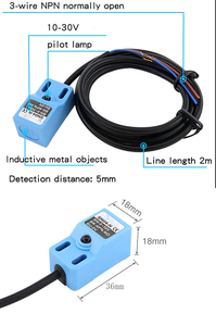 SN04-n Quadrat 3-Draht NPN NO 5mm Näherung schalter Sensor DC 10-30V 200mA Entfernungs messung SN04-P - Product Image 4