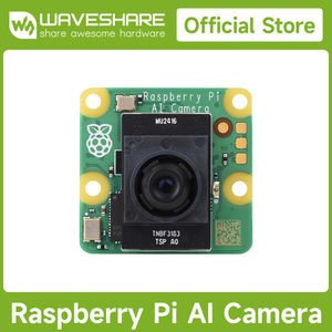 Cámara Raspberry Pi AI Waveshare Oficial 12MP IMX500 Sensor de visión inteligente 78,3 FOV