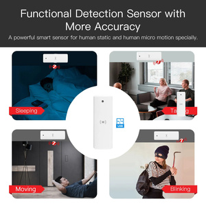 Tuya <strong>Zigbee</strong> Human Presence Detector MmWave Radar Luminance Detection <strong>Sensor</strong> 5.8G USB DC 5V Works <strong>Zigbee</strong> 2mqtt Remote <strong>Control</strong> - Product Image 5