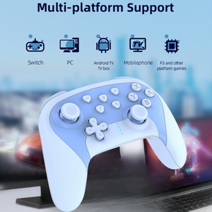 Multifunktions-Handheld-Gaming-Controller mit 600-mAh-Akku und wiederauf ladbarem Dual Shock Motor Vibration Wireless Gamepad - Product Image 4