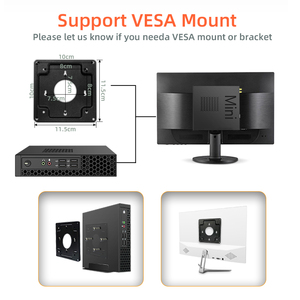 ミニPCデスクトップコンピューターIntelCore I3 I5 I7 Business Office Rj45 Rs232 Com Win 10 Linux Ubuntu Pc - Product Image 4