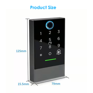 IP66 Wasserdichte digitale Tastatur tür Bluetooth Smart Locks Finger abdruck code RFID 13,56 MHz Karten zugriffs kontrolle TTLOCK - Product Image 6
