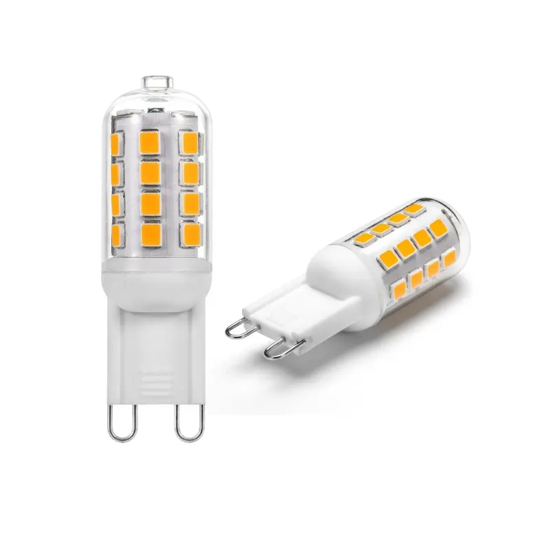 Venta al por mayor de bombillas LED baratas haz ajustable luminancia remota bombillas LED G9 31 * 2835SMD sin parpadeo profundidad regulable bombilla de maíz