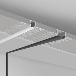 Led şerit kanal alçı gömme montaj alçıpan Led alüminyum profil tavan duvar profili alüminyum Led - Product Image 2