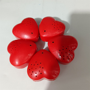 Botón parlante grabable personalizado, juguetes de peluche, botón de sonido grabable de corazón rojo, botón de grabación de Venta caliente - Product Image 4