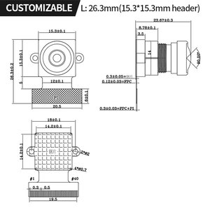 4k 8mp Auto Tracking Analog Camera Module Mini Cmos Image <strong>Sensor</strong> Imx415 IoT Mipi-40pin Embedded Camera Module - Product Image 5