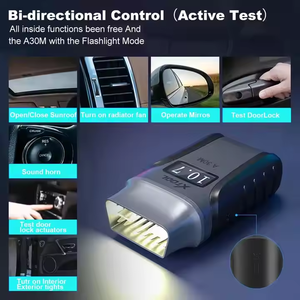 Escáner de coche Anyscan A30M OBD2 Escáner 21 Funciones de reinicio Todos los sistemas Herramienta de diagnóstico Prueba activa Actualización CAN FD - Product Image 2