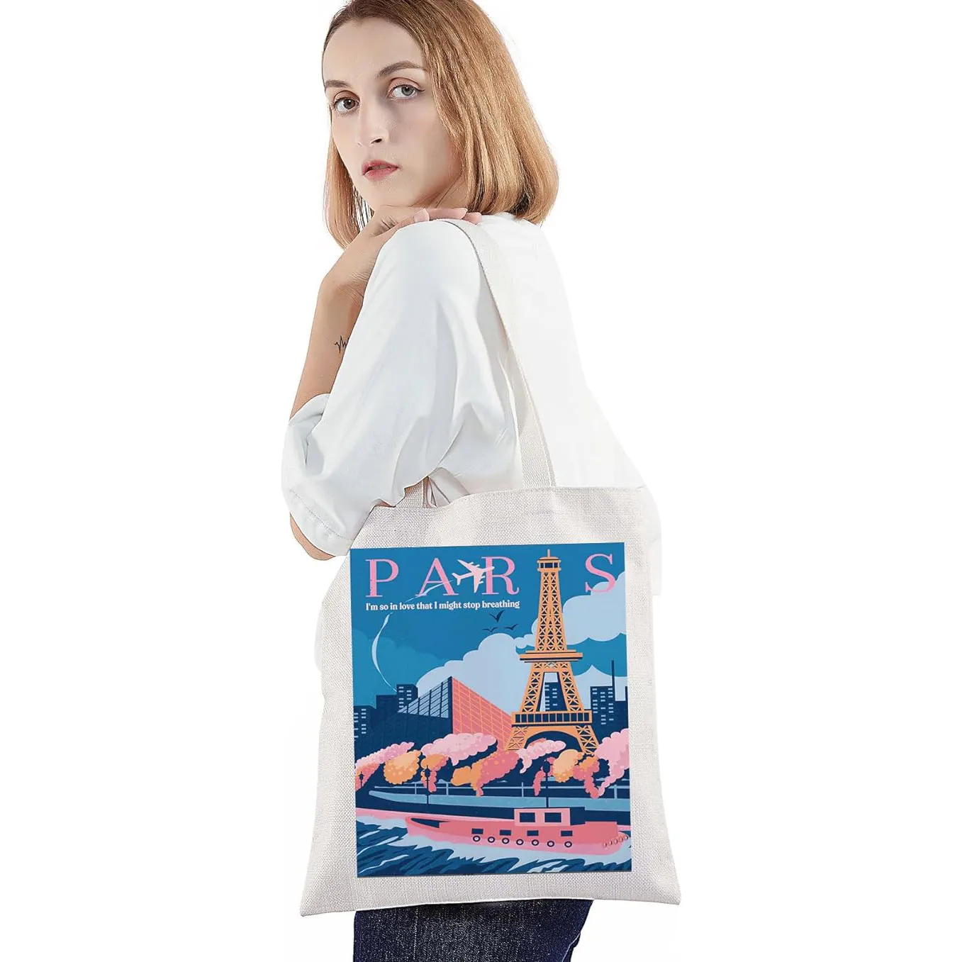 Bestverkochte Milieuvriendelijke Gekleurde Casual Canvas Tas Voor Dames Modieuze Handtas Met Aanpasbaar Logo