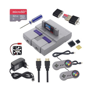 Retroflag Raspberry Pi 3 Modello B B + 3B 3B + Superpi Caso di trasporto Con Il Ventilatore del Dissipatore di calore Gamepad Adattatore di Alimentazione SD carte Retro Console di Gioco - Product Image 1