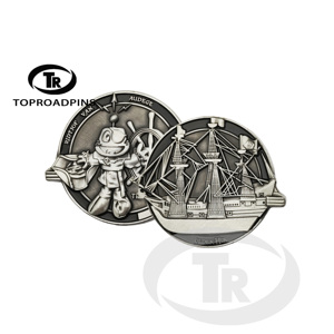 经典价格便宜的什锦图案个性化时尚黄金供应商收藏硬币 - Product Image 2
