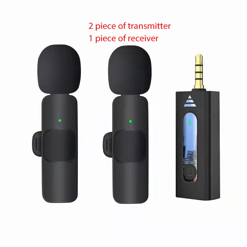 Double microphone noir