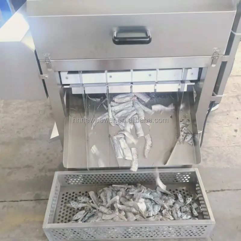 Proveedor de China, cortador de pescado congelado, rebanador de cola de pelo, máquina cortadora de pescado de atún, máquina automática para rellenar pescado