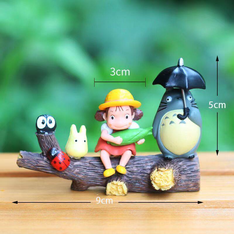 Paraguas de maíz ramificado xiaomei totoro-juego de 6 piezas