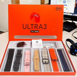 7 1超スマートウォッチ睡眠トラッカー付きワイヤレス充電器マルチバンドReloj統合セット - Product Image 3