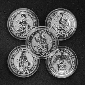 36 mm şeffaf sikke vitrinin sert plastik yuvarlak sikke kapsül sikke koleksiyonu koruma kutusu - Product Image 2
