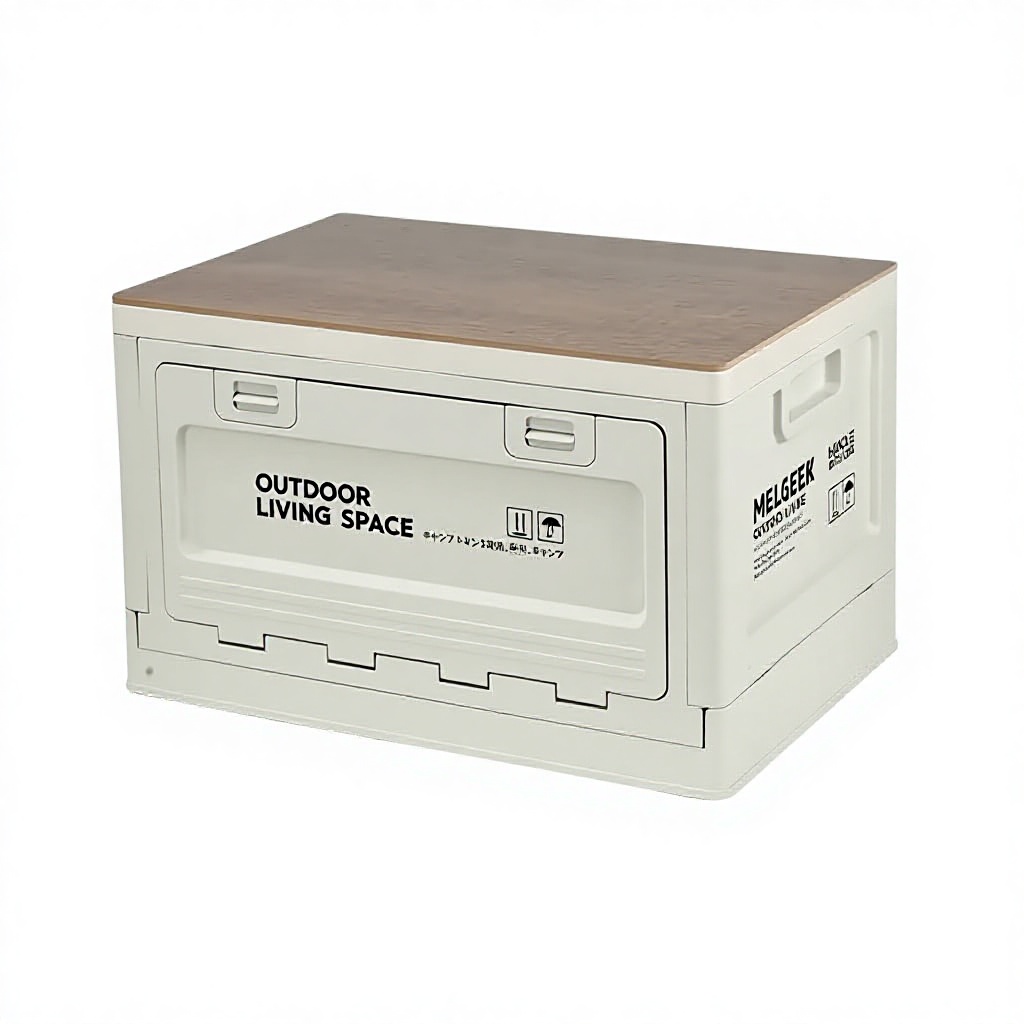 Wooden lid-50L/white