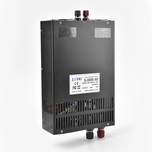 3000w 80v 37.5a potenza di commutazione di uscita regolabile S-3000W con display digitale amplificatore trasformatore psu AC DC INVERTER