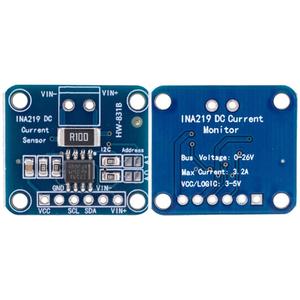 INA219 Bi-direzionale corrente di corrente continua di alimentazione del sensore Breakout modulo DIY 3V-5V I2C modulo del sensore di monitoraggio di potenza I2C