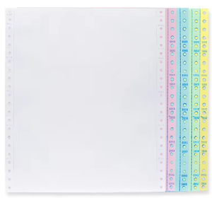 Precio de fábrica Papel de computadora sin carbón continuo Formulario NCR Factura de oficina de impresión