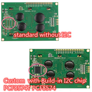 Benutzer definierte 16 Zeichen 4-Zeilen-COB-Chipplatine LCD-Anzeige module Weiß Blau Hintergrund beleuchtung 1604 Größe mit IIC/I2C - Product Image 2