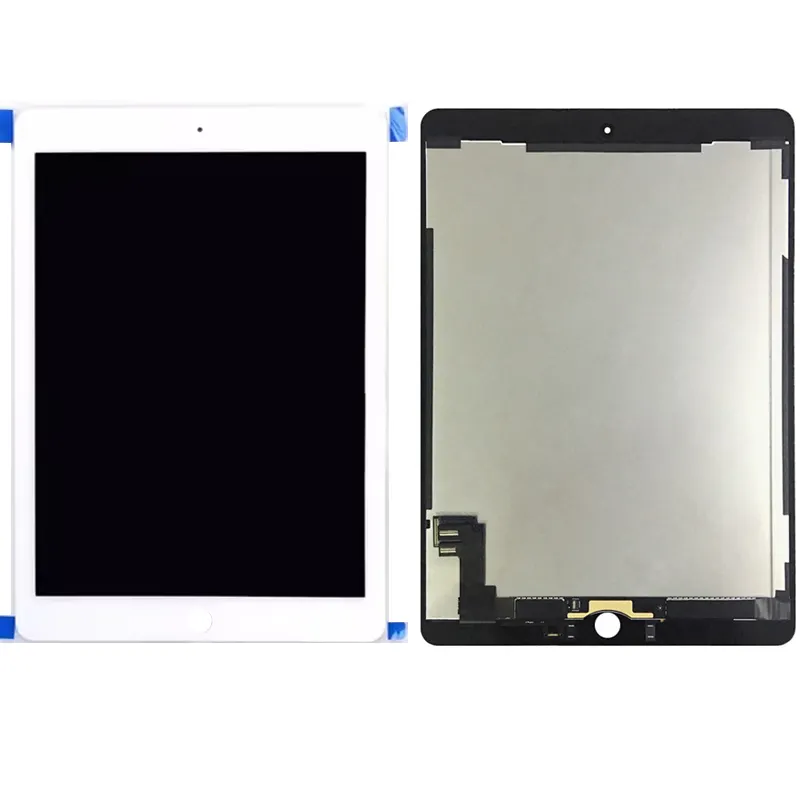 Layar LCD 9.7 inci untuk Apple iPad 6 Air 2, rakitan Digitizer layar sentuh pengganti untuk iPad 6 A1567 A1566