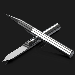 HUHAO 4mm Coated Engraving Bit Black Coated sharp Blade <strong>Cutter</strong> Total Length <strong>45mm</strong> for Metals H06012001 - Product Image 6