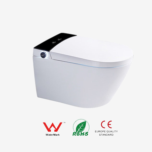 热销产品Eourapean风格隐藏式水箱无边马桶WC壁挂安装电动智能马桶带冲水水箱 - Product Image 4