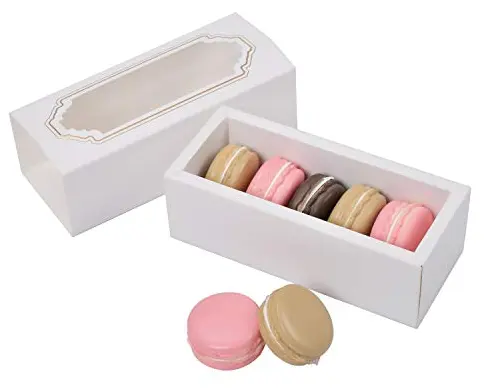 Kotak Macaron Kustom Kotak Kemasan Macaron Permen Gula Manis untuk Macaron