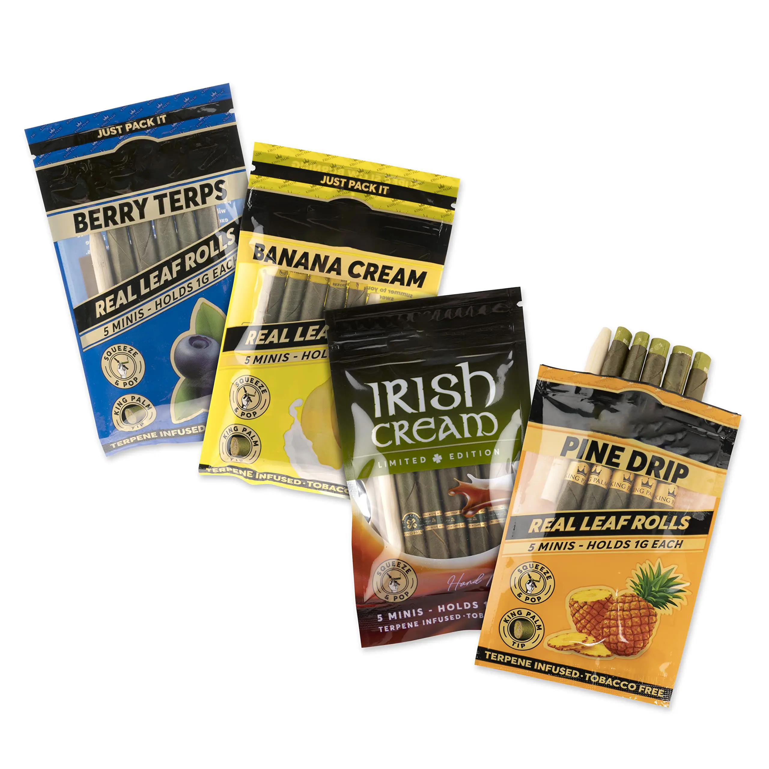 Pochette de tabac personnalisée de haute qualité anti-odeur thermoscellable pochette de tabac refermable biodégradable sachets de tabac vides zip-lock