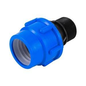 PE Water Pipe Quick <strong>Coupling</strong> Joint 1/2&quot; 3/4&quot; 1&quot;1.2&quot; 1.<strong>5</strong>&quot; Male Thread to ID 20/25/<strong>32</strong>/40/50mm Reducing Straight Connector - Product Image 3
