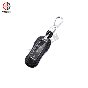 ABS karbon fiber akıllı anahtar durumda Porsche macan Panamera cayenne Taycan 911 992 - Product Image 5